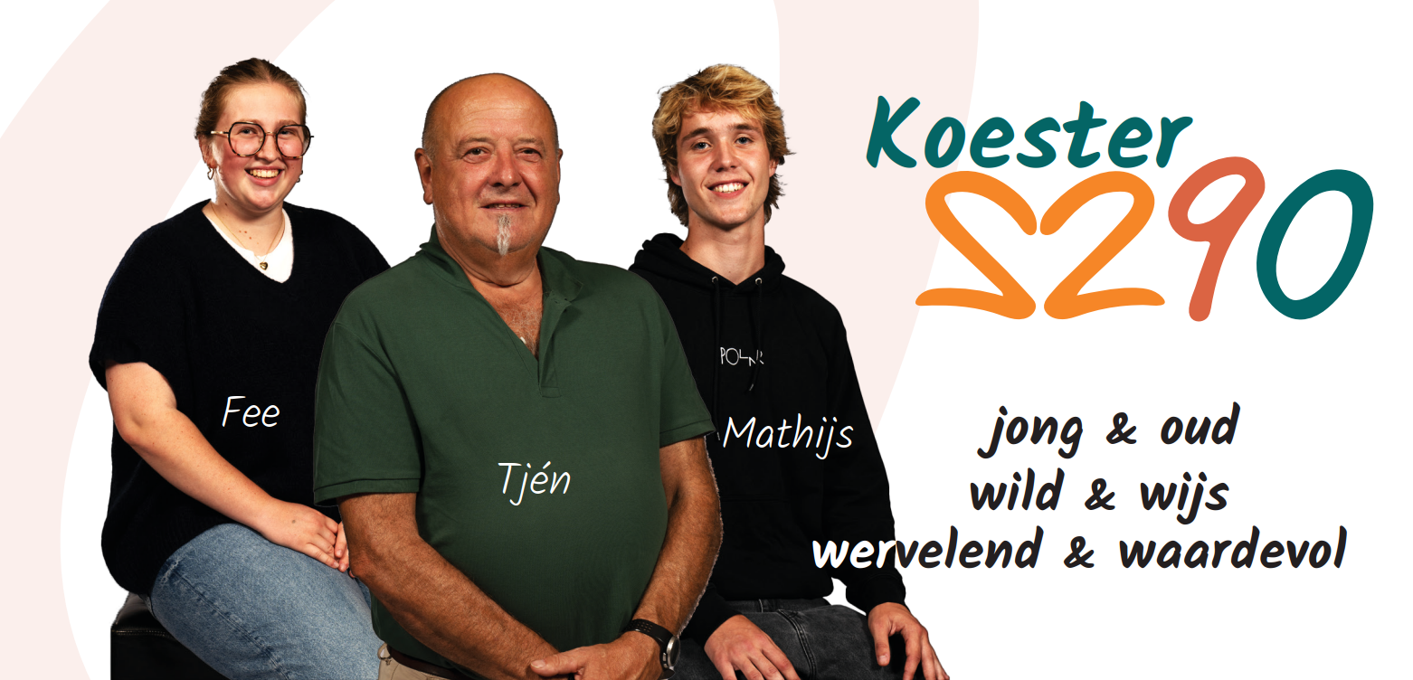 Thumbnail: Campagne, flyer Tjén, Mathijs en Fee